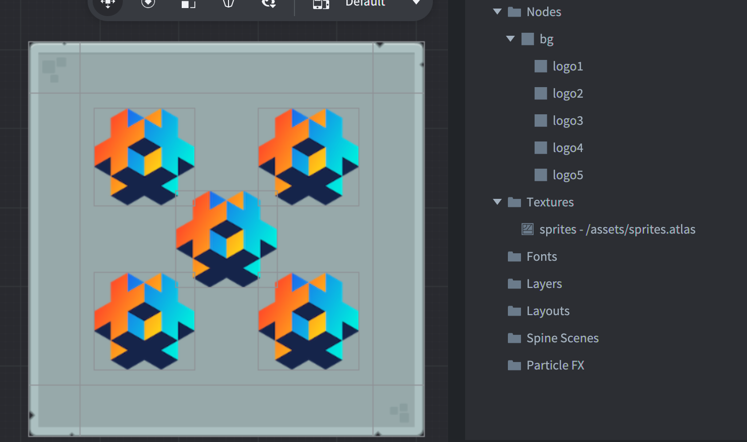 GUI color preview image