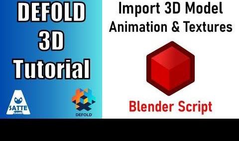 Import 3D Model With Textures And Animation With Blender Script -  Judian 3D Tutorial preview image