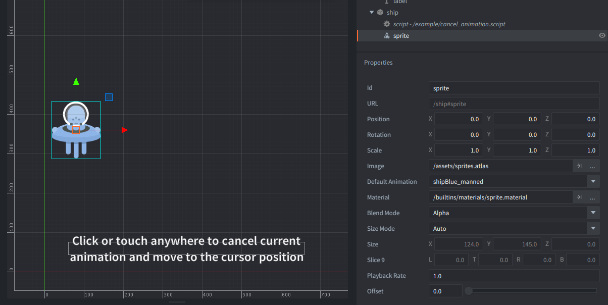 Cancel animation preview image