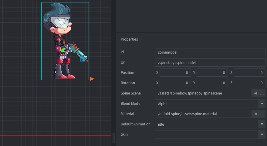 Spine animation preview image