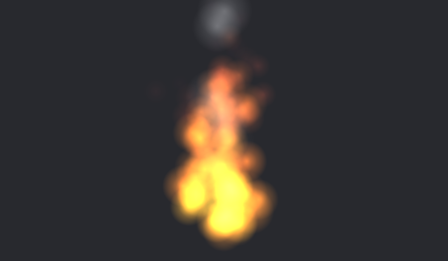 Particle effect example - fire and smoke preview image